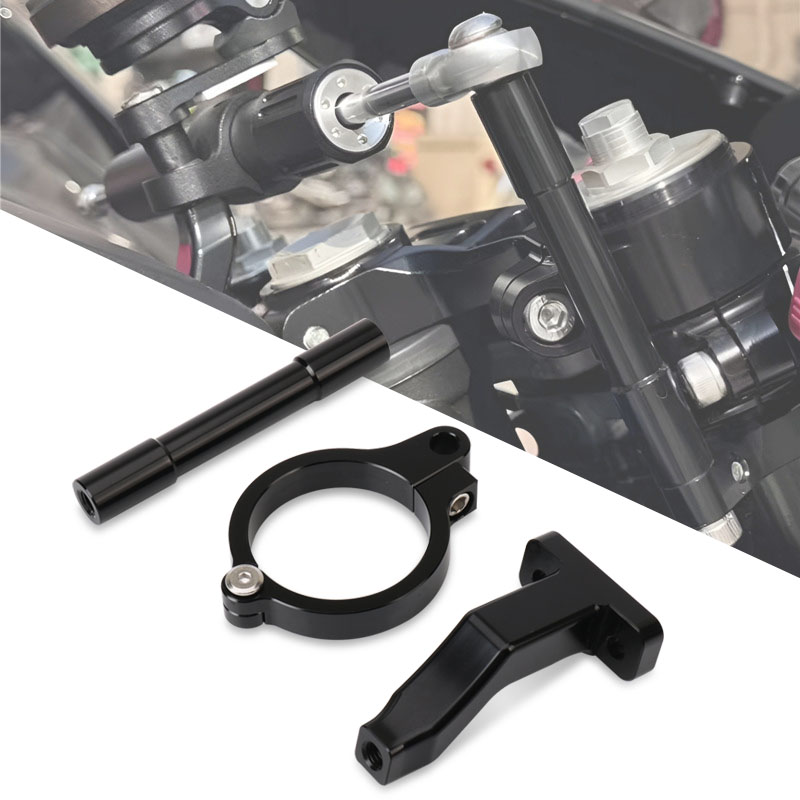 Steering Damper Stabilizer Kit Cnc - อุปกรณ์เสริมสําหรับรถจักรยานยนต์ CNC ปรับพวงมาลัย Damper Stabilizer ชุดติดตั้งสําหรับ