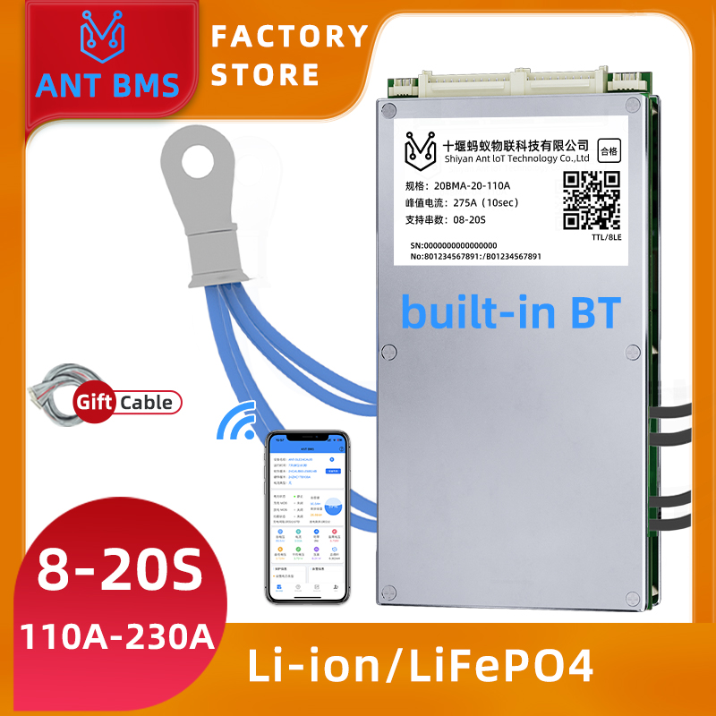 Smart Bms 20S 72V 150A Bluetooth - ระบบจัดการแบตเตอรี่ ANT Smart Balance BMS 8S-20S