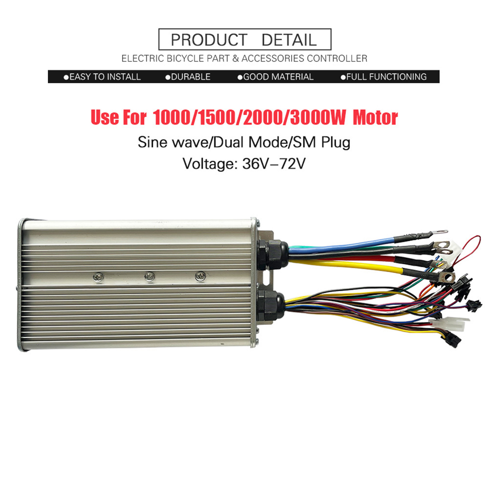 ตัวควบคุมมอเตอร์คู่ JN-60A 48V - 72V 45A Dual Controller บทวิจารณ์และราคา