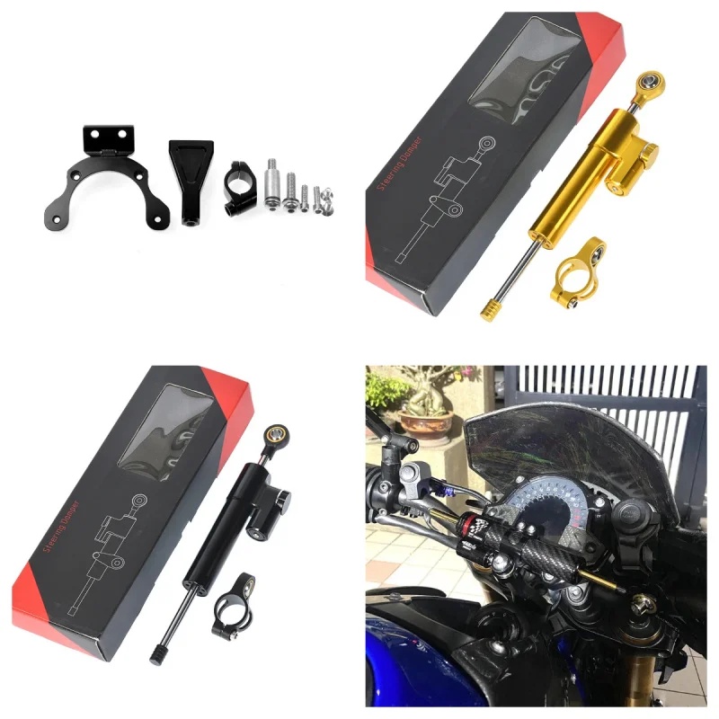 ตัวกันสั่นพวงมาลัยคาร์บอนไฟเบอ - Steering Damper Stabilizer Kit Cnc บทวิจารณ์และราคา