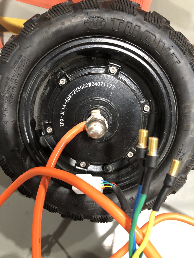 มอเตอร์ฮับไร้แปรงถ่าน 60 มม. ก - 60V 5000W Brushless Hub Motor บทวิจารณ์และราคา